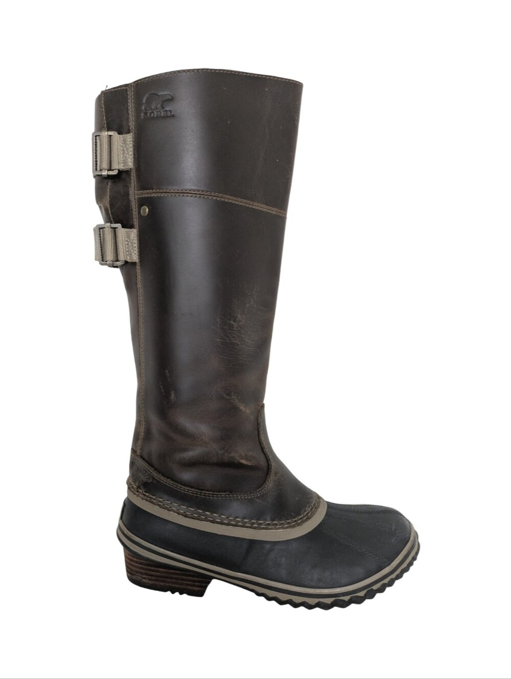 Sorel Slim9ack Leather Knee High Equestrian Waterproof Riding Boot Size 7.5